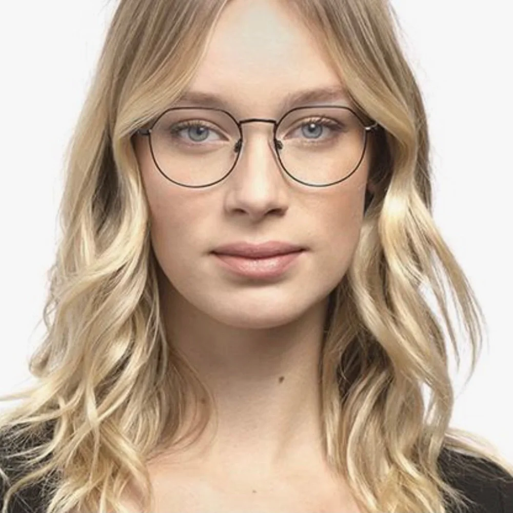 DIFF James Blue Light Glasses Gold or Rose Gold Frame Blue Light Blocking Lens